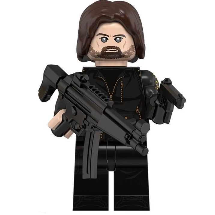 Winter Soldier (Thunderbolts) Custom Marvel Universe Minifigure Minifigure Bricks monstertoys