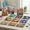 12pcs Garden Goblin Diamond Art Greeting Cards DIY 12 Pack with Envelopes