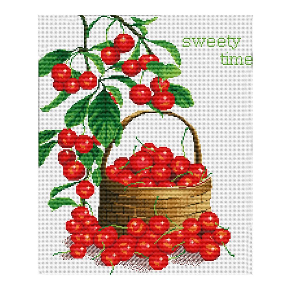 

Sweet Time - 11CT Stamped Cross Stitch - 46*55cm, 501 Original