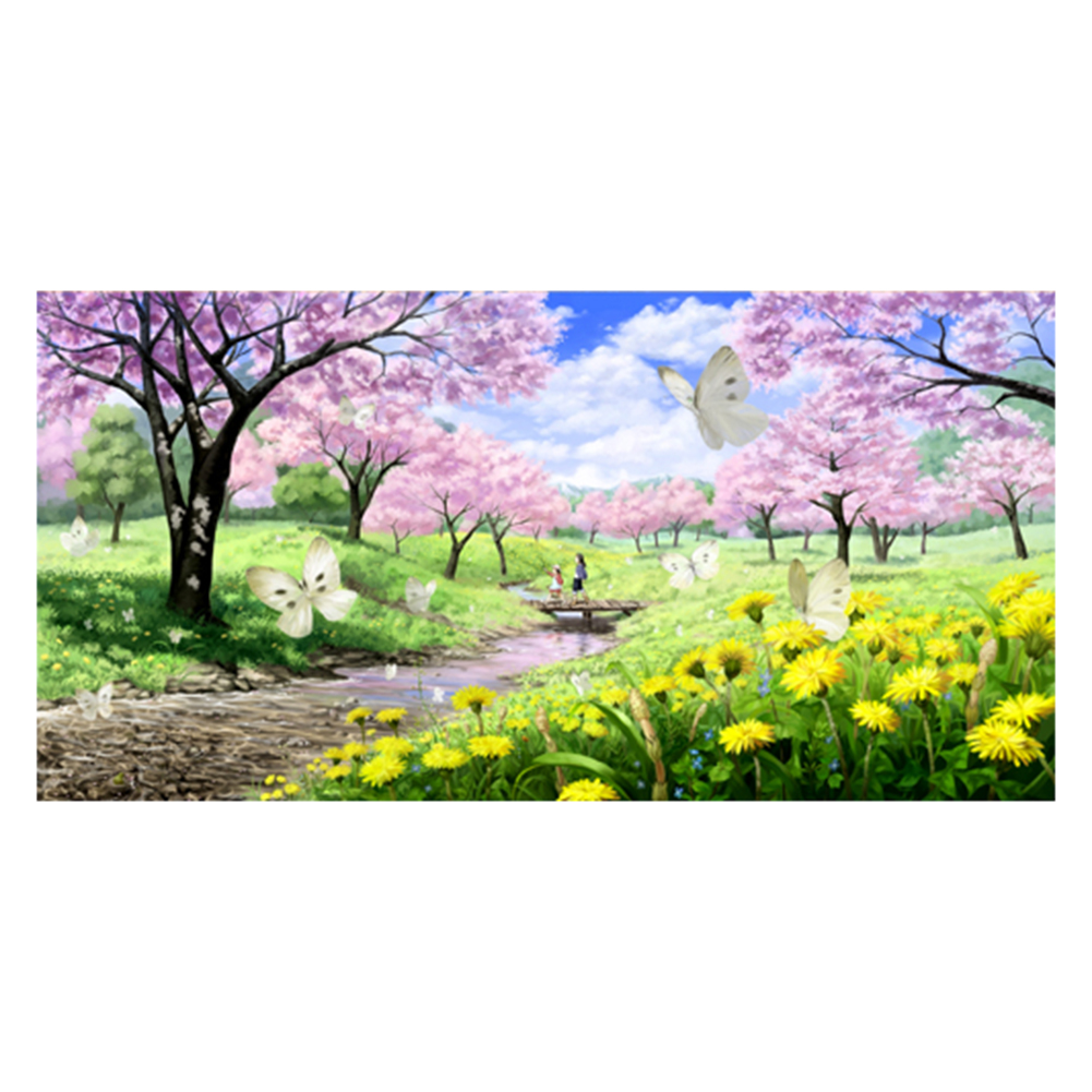 

Pastoral - 11CT Stamped Cross Stitch - 149*80CM, 501 Original