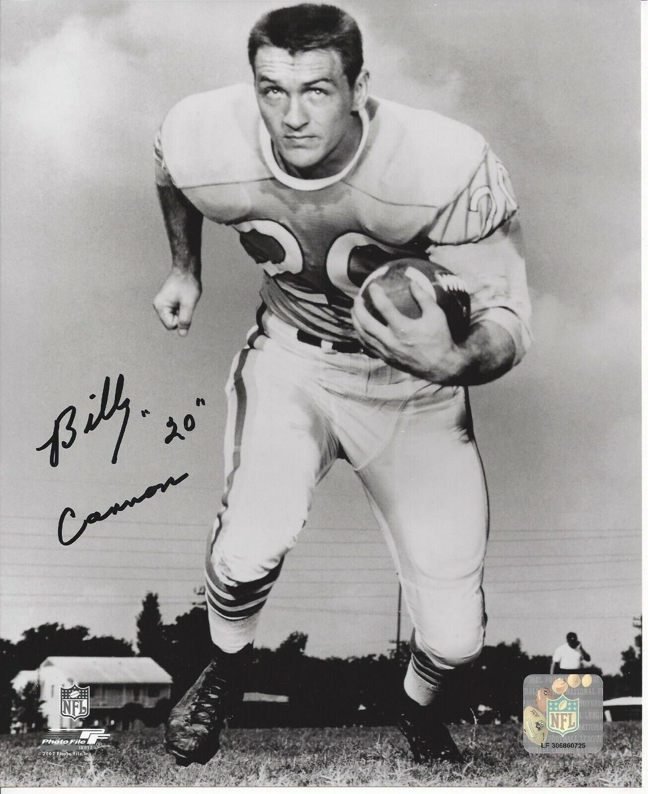 Billy Cannon autographed 8x10 Houston Oilers#4