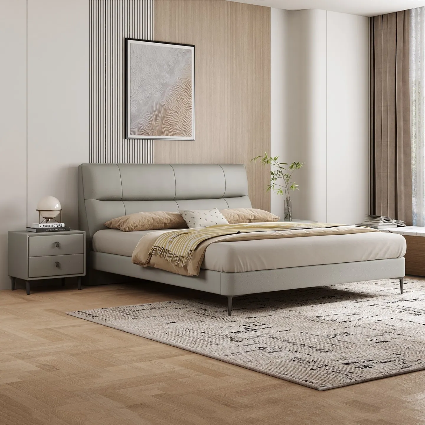 Upholstered Bed 228549