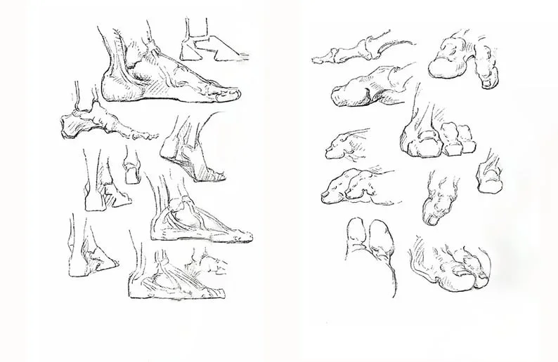 🎨Character Drawing Secrets+Character Drawing: The Dot Method Set | Korean with English(📚HARDCOVER BOOK)