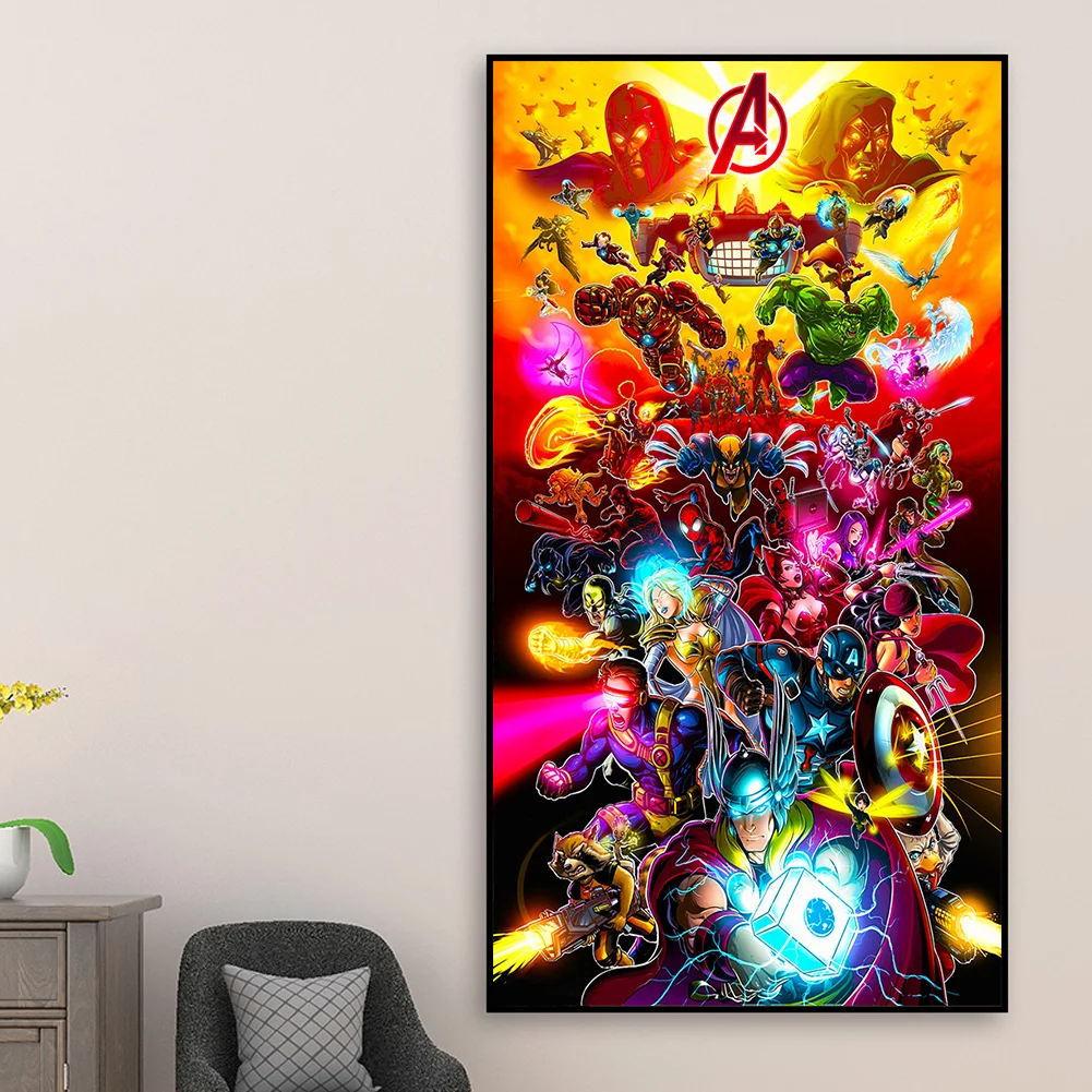 Diamond Painting - Full Round Drill - Marvel(Canvas|40*70cm)