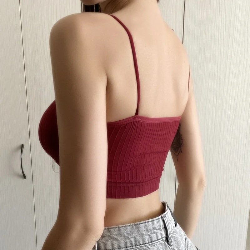 Women's Tube Top Invisible Bra Sexy Bandeau Strapless Top Underwear Streetwear Crop Top Seamless Sexy Lingerie Tops 1/2Pcs