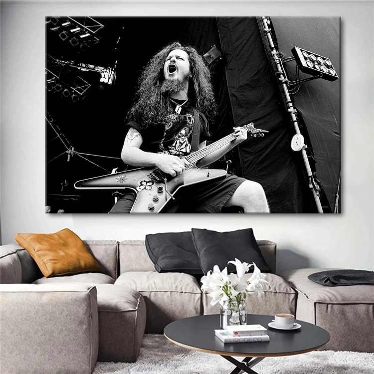 Pantera Guitarist Dimebag Darrell Canvas Wall Art