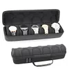 5 Slots Watch Travel Case Roll Soft Foam Pillows Fit Up To 61mm Face Size Watch