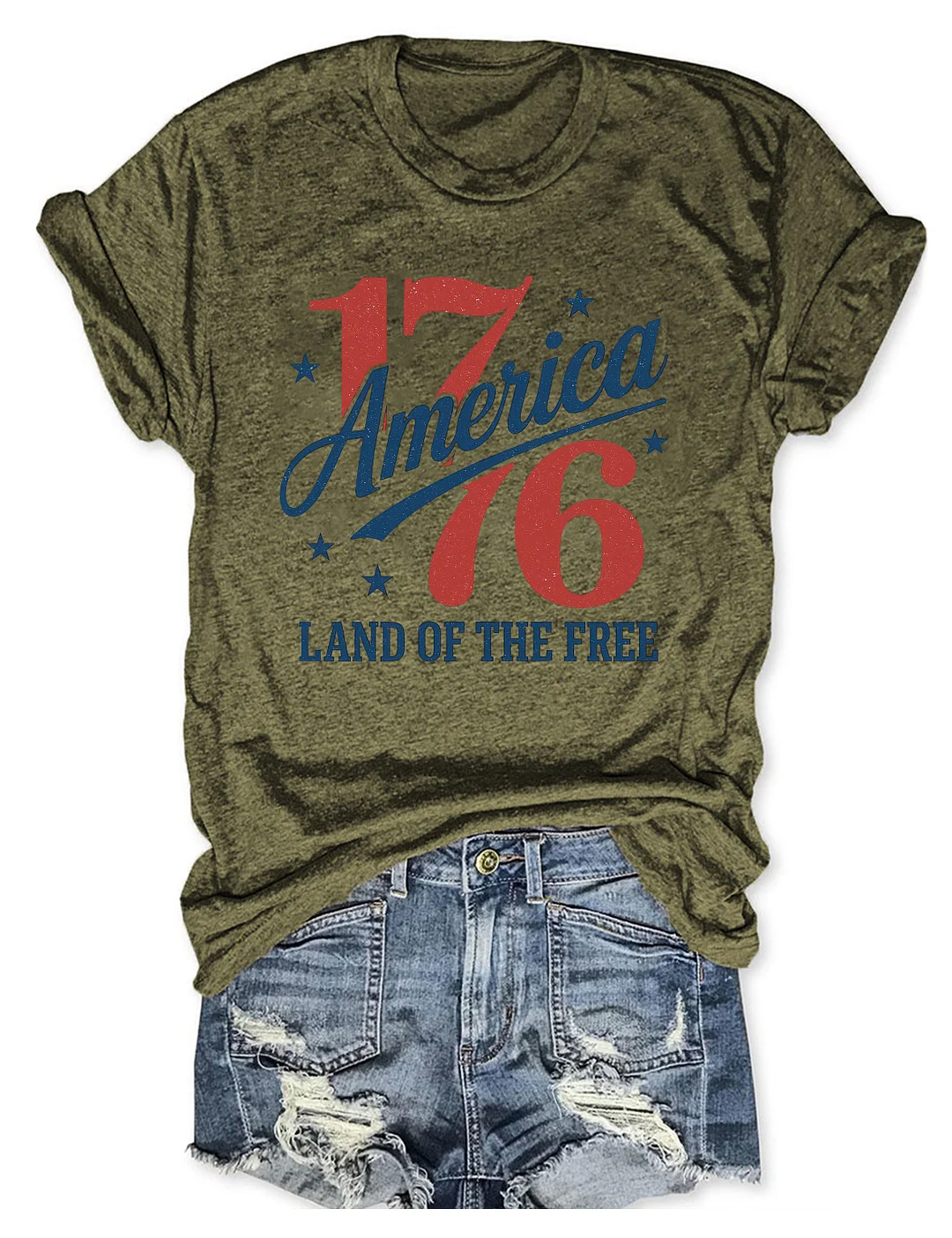 1776 America Land Of The Free T-shirt