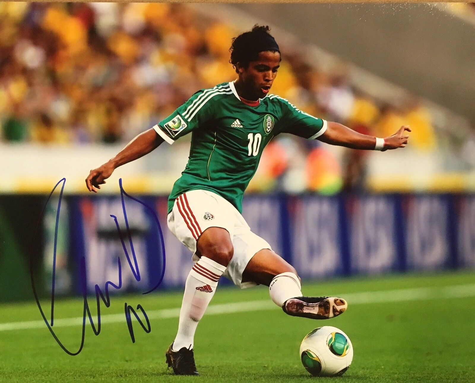 PROOF! GIOVANI DOS SANTOS Signed Autographed 8x10 Photo Poster painting LA GALAXY MEXICO Gio