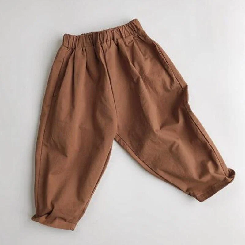 Spring Autumn Kids Baby Boys Girls Loose Pants Children's Clothing Joint Turnip Pants Casual Pant Baby Boys Girls Children Pants