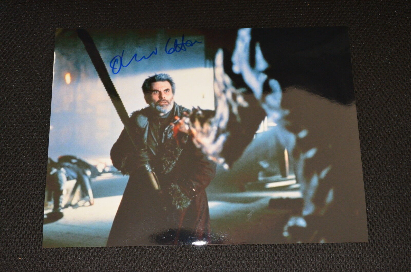 OLIVER COTTON signed autograph 8x11 (20x28 cm) In Person BEOWULF