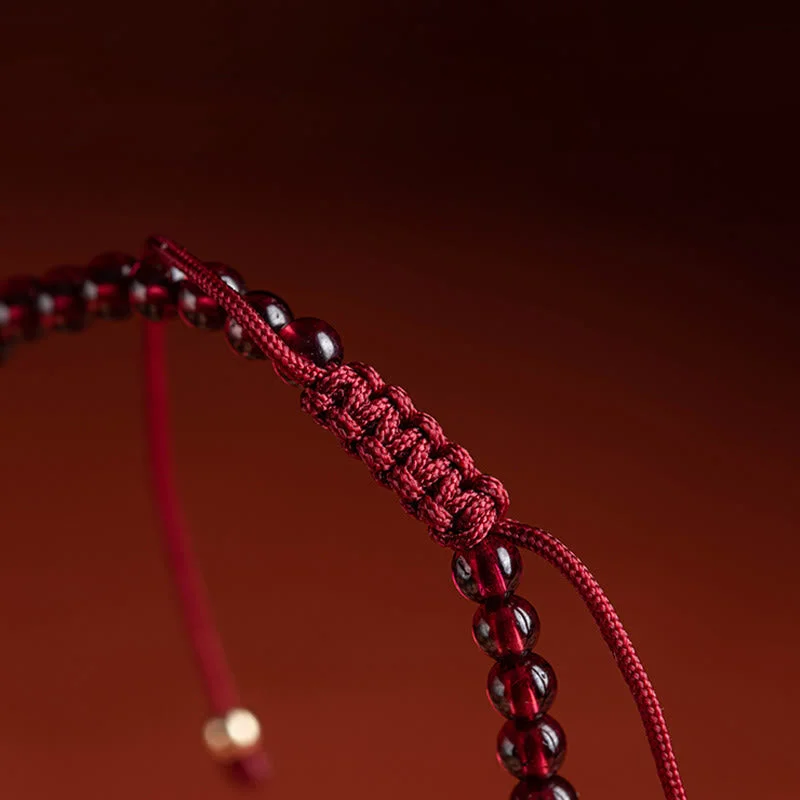 Cinnabar PiXiu Blessing Calm String Bracelet