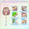 2pcs Hedgehog Diamond Painting Double-sided Crystal Window Suncatcher Craft Set Birthday Gifts Home Garden Decor Hanging Kit