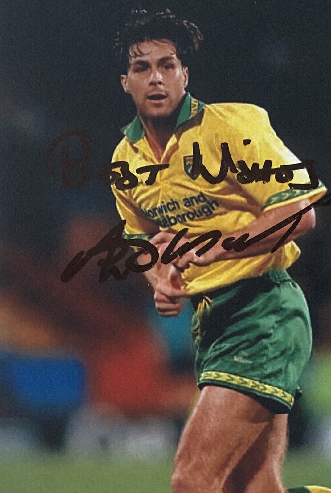 Ashley Ward Genuine Hand Signed Norwich City 6X4 Photo Poster painting