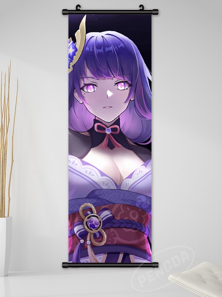 Wall Artwork Canvas Genshin Impact Mural Pictures Beelzebul Painting Prints Poster Hanging Scrolls Game Home Decor Living Room