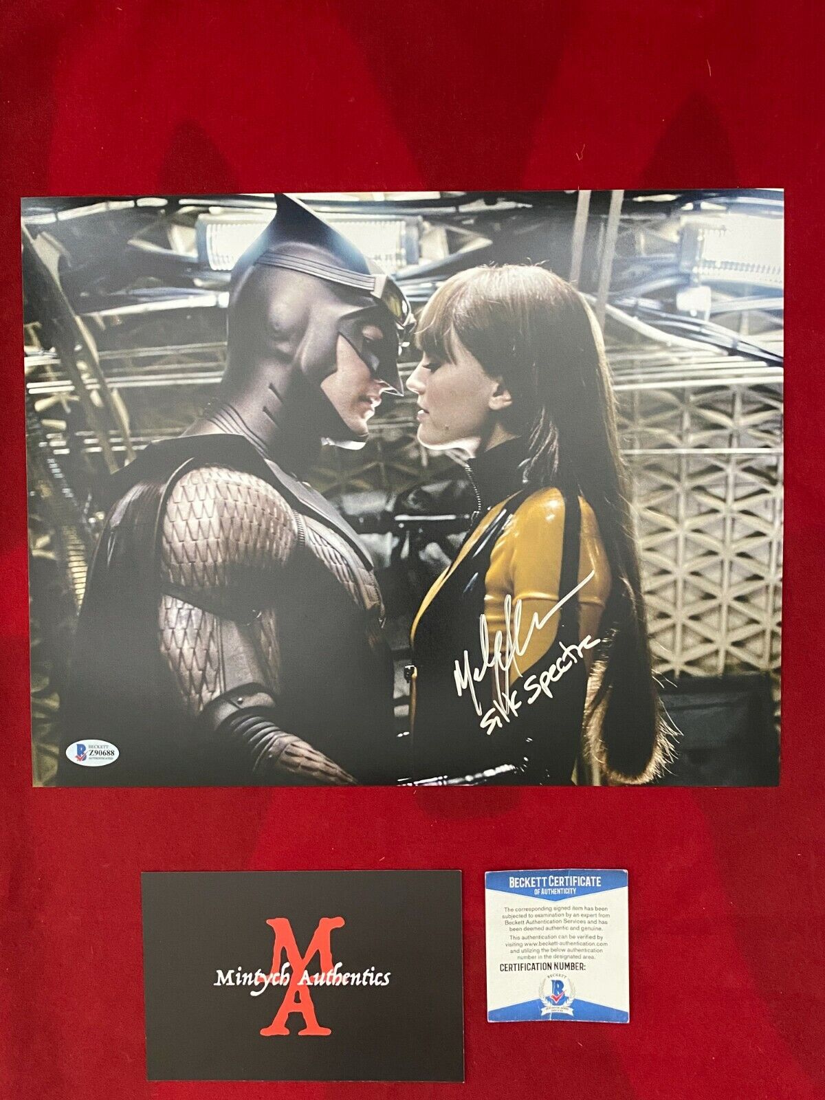 MALIN AKERMAN AUTOGRAPHED SIGNED 11x14 Photo Poster painting! WATCHMEN! BECKETT COA!