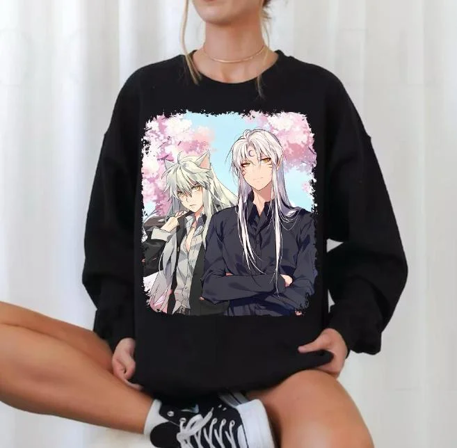 Inu And Sesshu Anime Printed Women's Sweatshirt