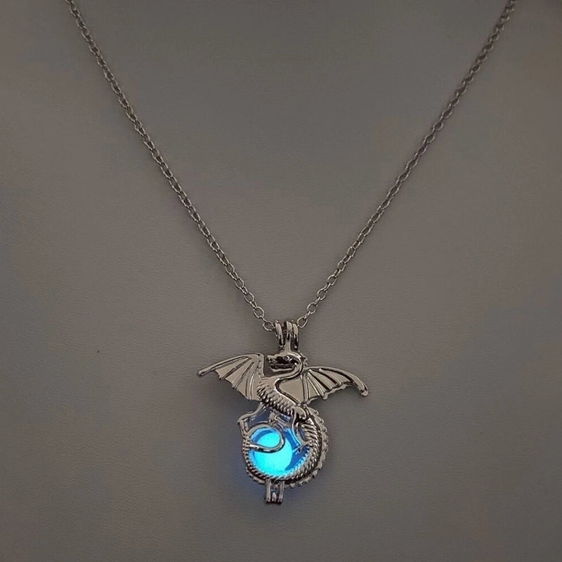 Luminous Hollow Diy Cage Christmas Tree Women’s Necklace