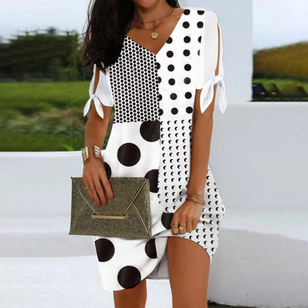 Special Polka Dot Mini Dress