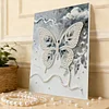 (30x40cm)DIY Pearl Painting Framed Butterfly Handmade Pearl Material Art Kit Living Room Decor
