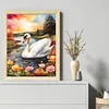 Swan - 11CT Stamped Cross Stitch 40*50cm/15.75*19.69in
