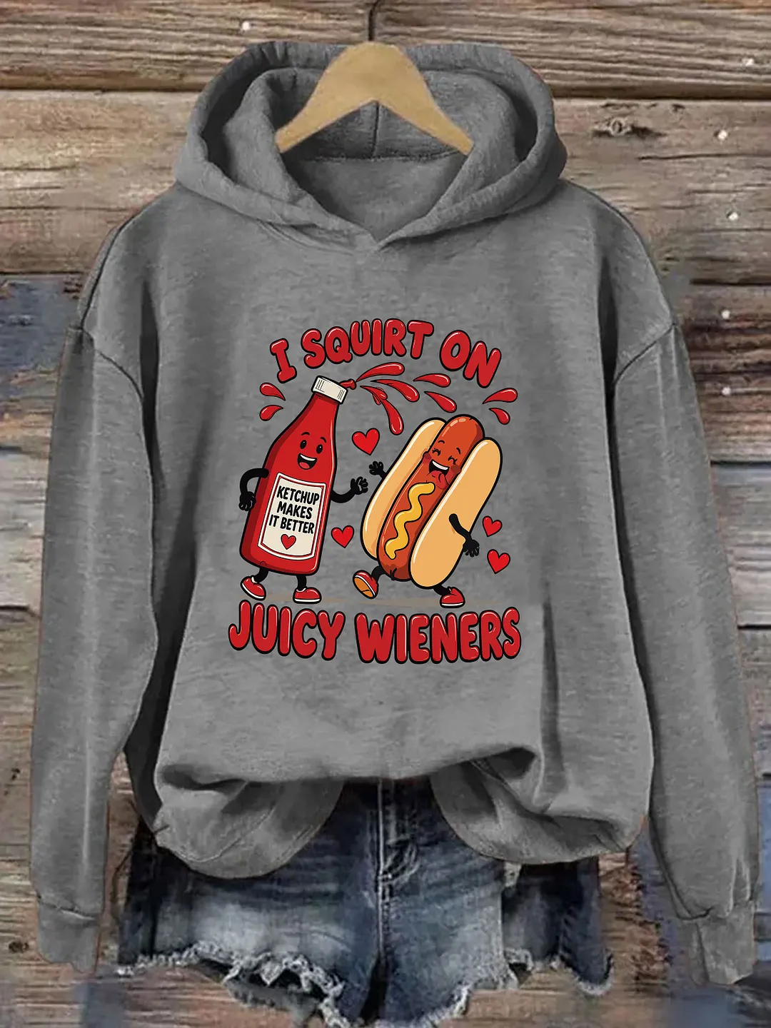 I Squirt On Juicy Wieners Hoodie