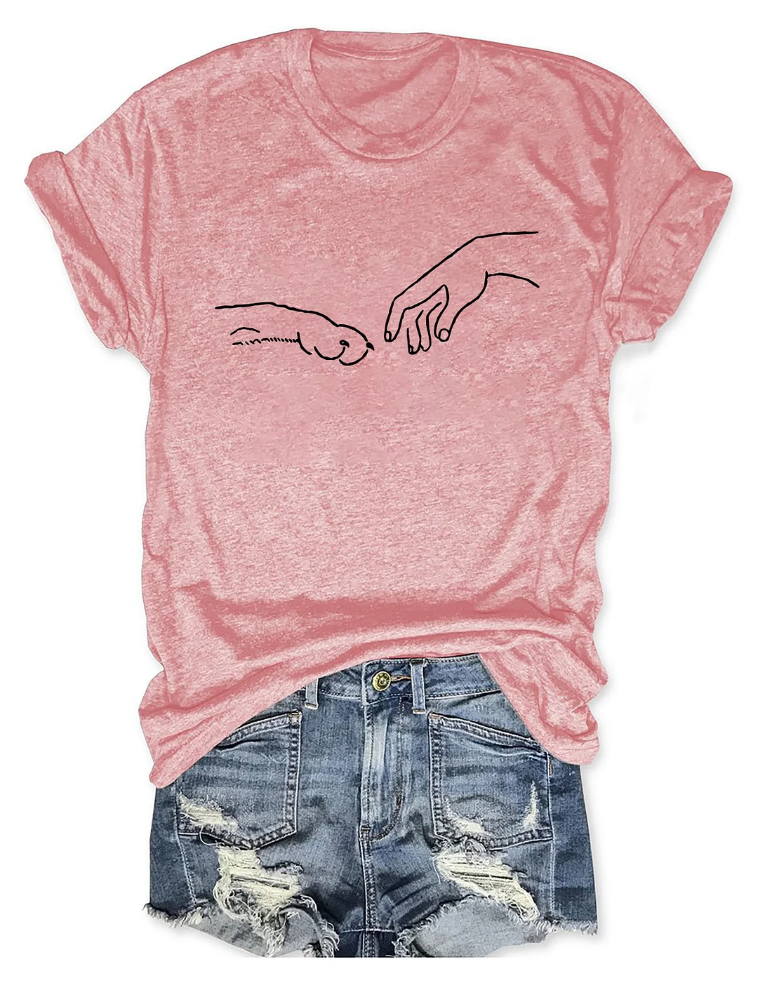Paw And Hand T-shirt