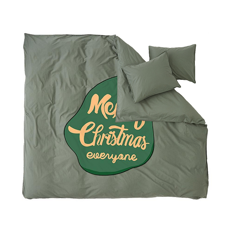 Santa With Too Many Presents, Christmas Duvet Cover Set