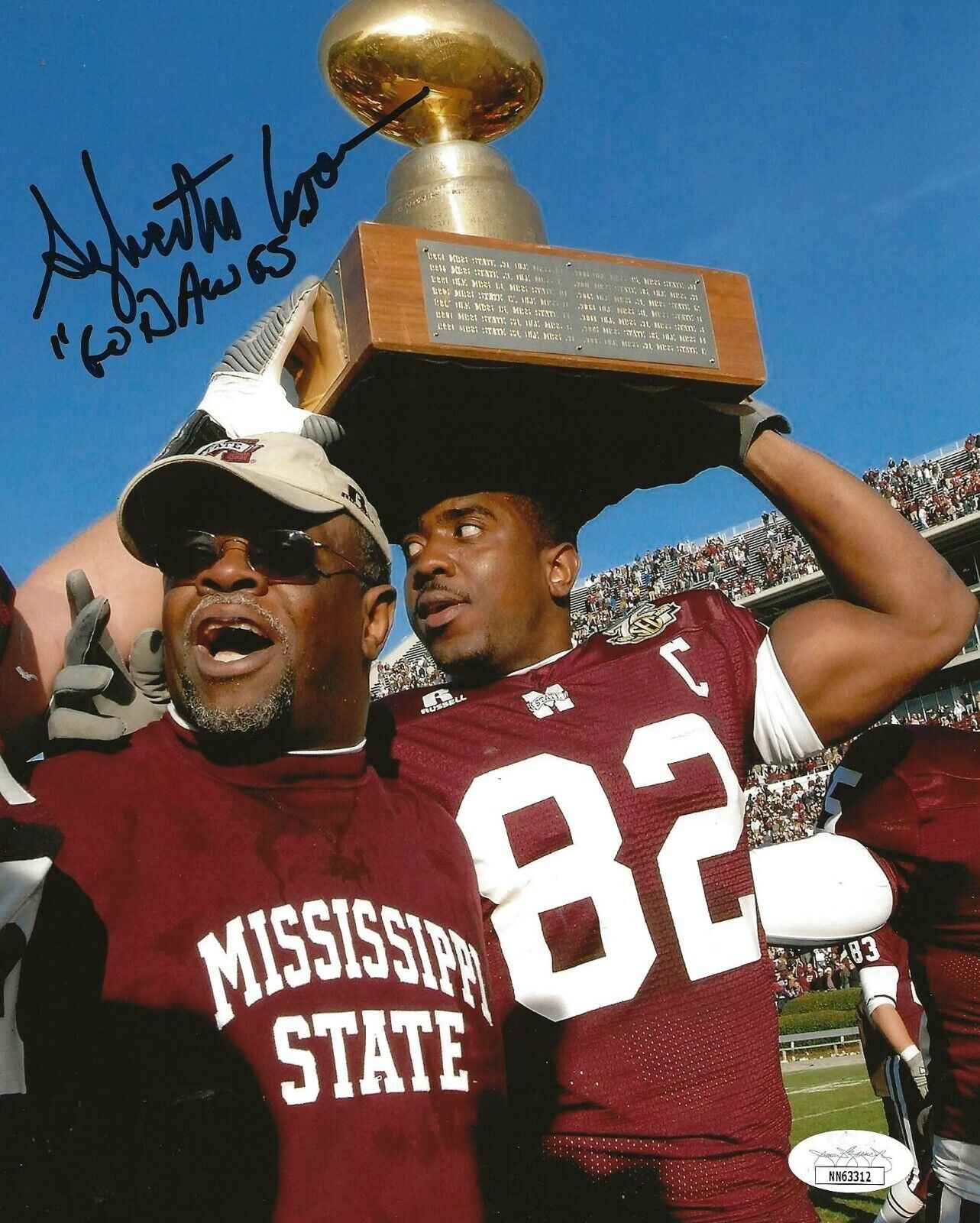 Sylvester Croom signed Mississippi State Bulldogs 8x10 Photo Poster painting autographed 2 JSA