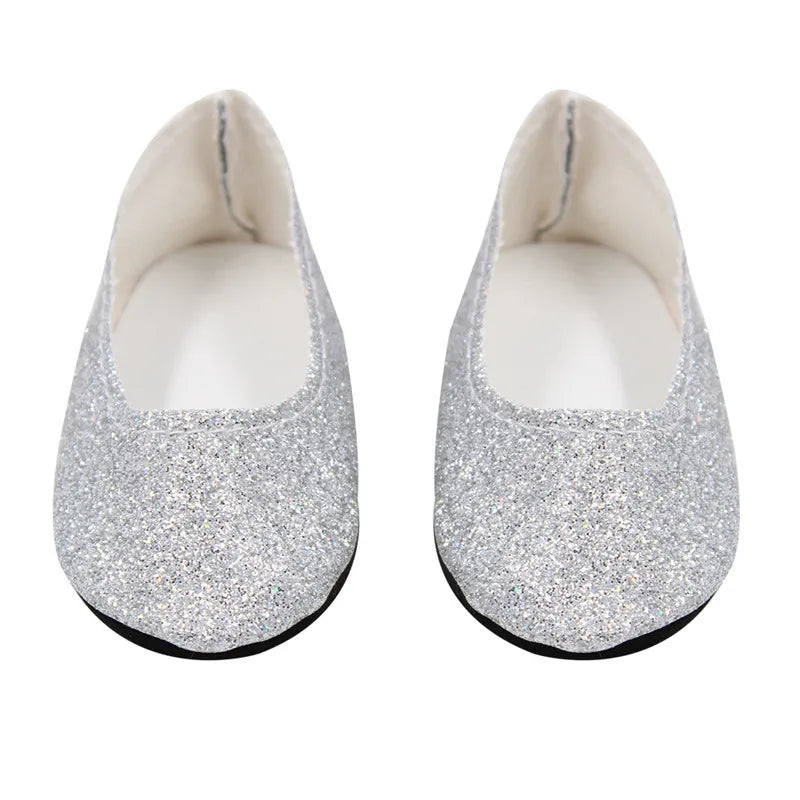 Yiwu Factory Direct Selling Doll Shoes 7.5cm Summer Doll 18 Inch American Girl Accessories Hot Sale