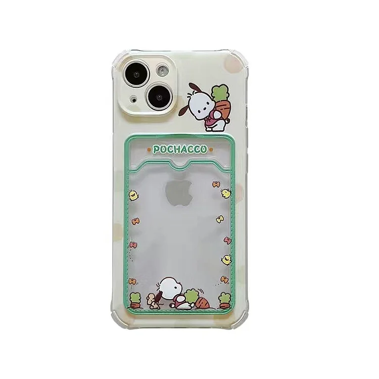 Sanrio Cinnamoroll Pochacco Phone Cases For iPhone 14 13 12 11 Pro Max XR XS MAX 8 X 7 SE Transparent Shockproof Silicone Case