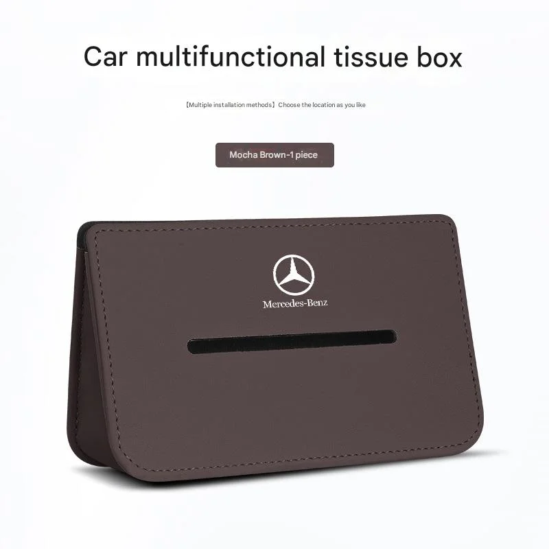 Car storage box storage pocket bag car door tissue box storage box