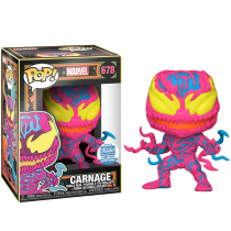Funko Pop Marvel Carnage 678 Black Light  (Bobble-Head) Vinyl Figure