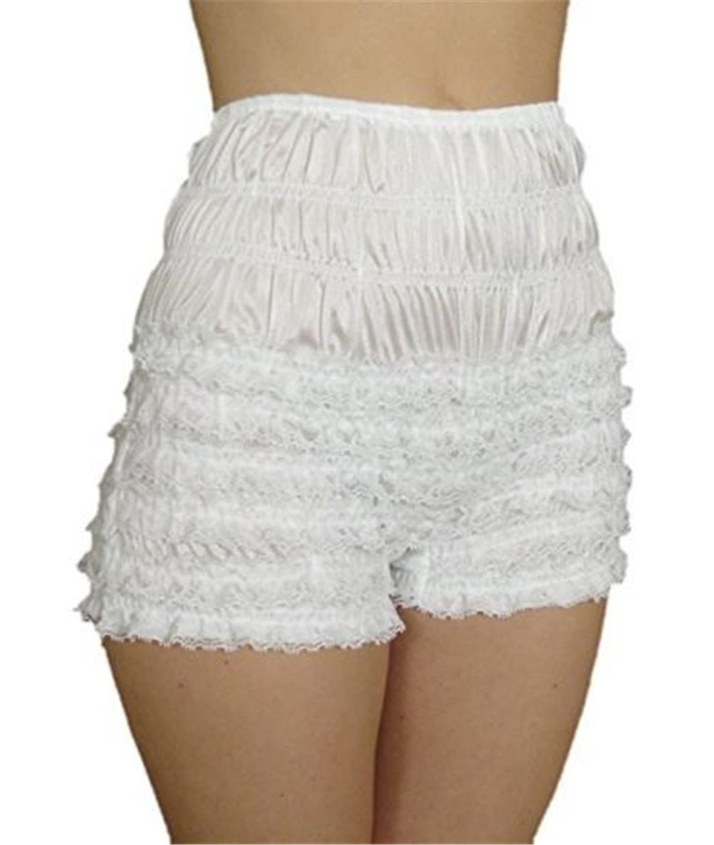 Fashion Women Ladies Solid Lace Frilly Ruffle Knicker Underwear Short Pants Safety Shorts