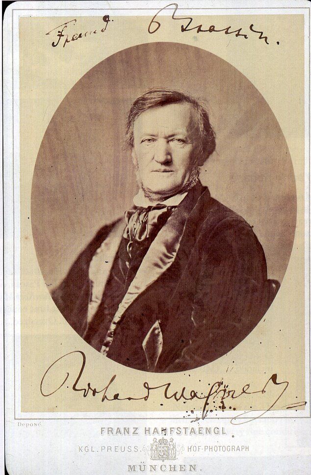 RICHARD WAGNER Signed Photo Poster paintinggraph - German Composer - preprint