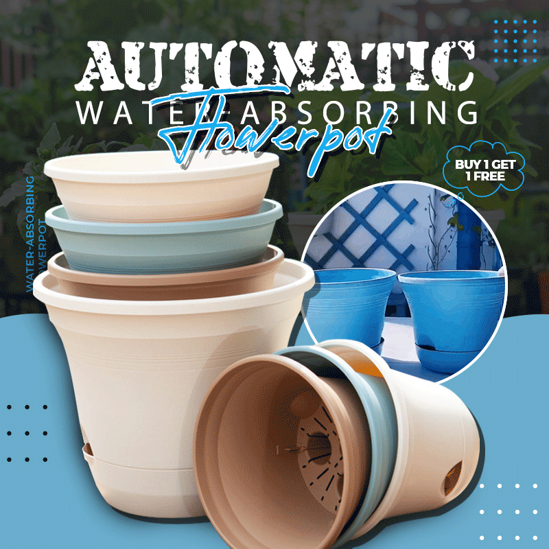✨BUY 1 GET 1 FREE✨ Automatic Water-Absorbing Flowerpot
