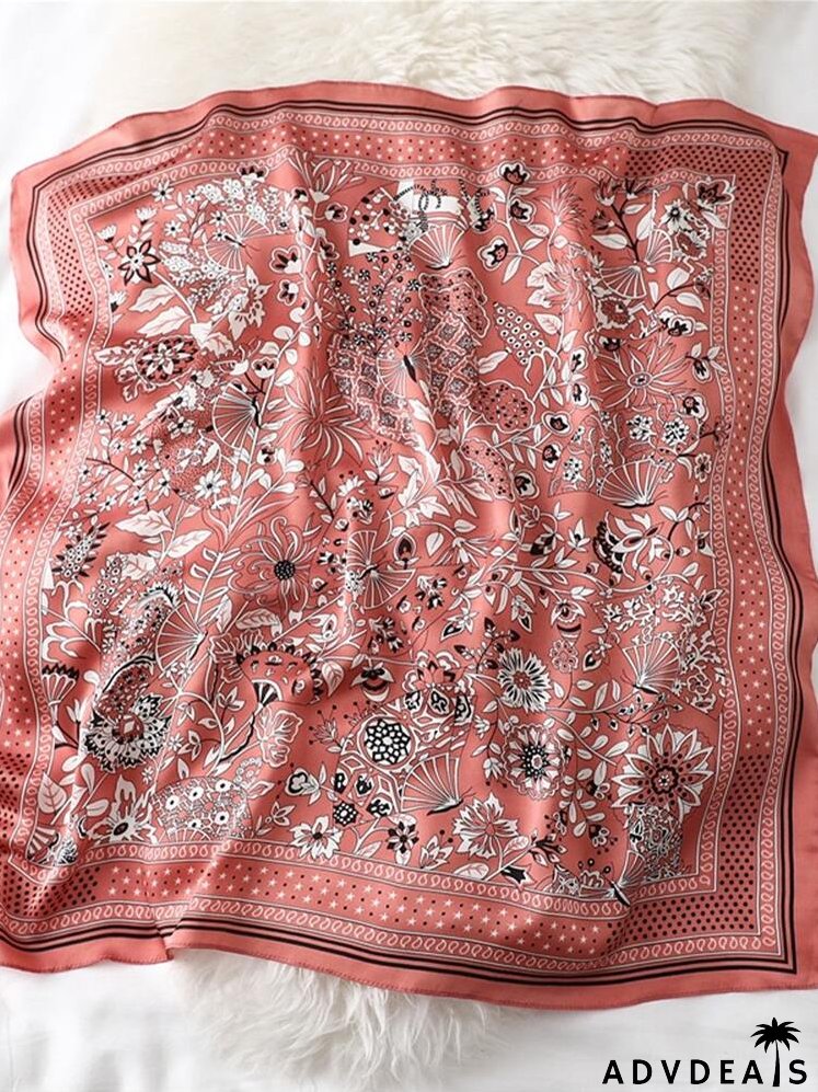 Flower Print Bandana