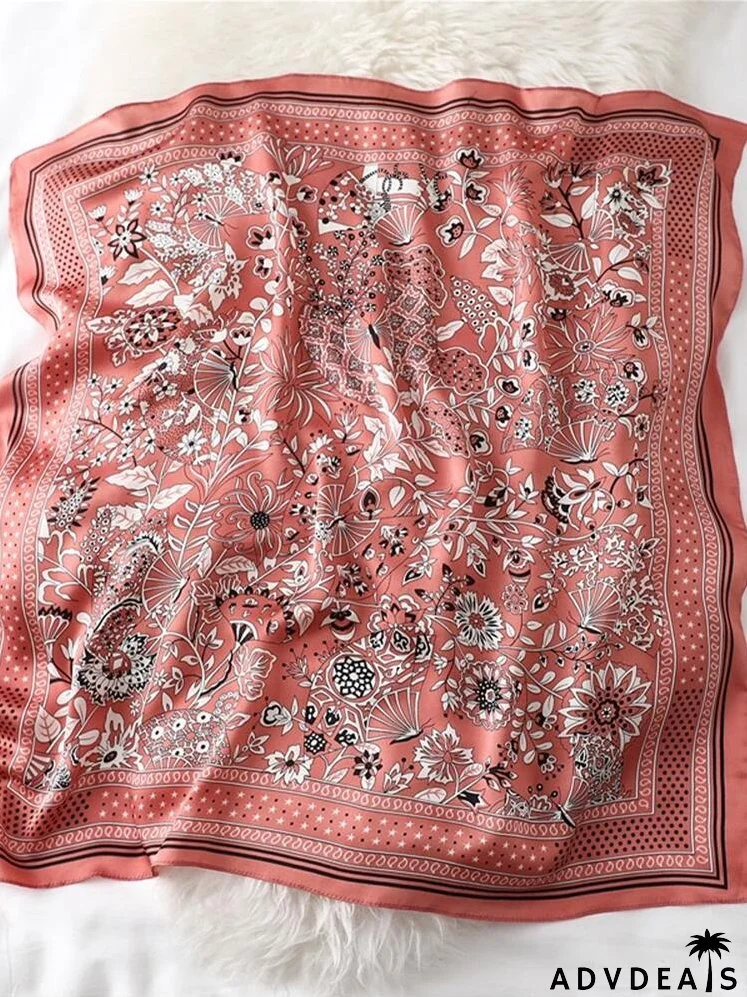 Flower Print Bandana