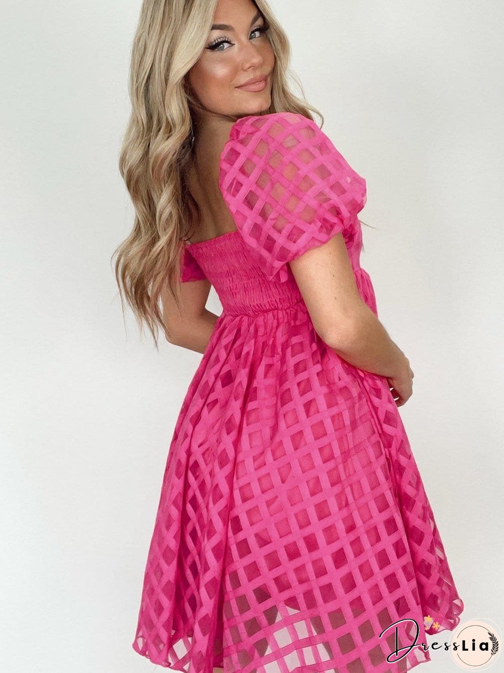 Sweetheart Neckline Mini Dress