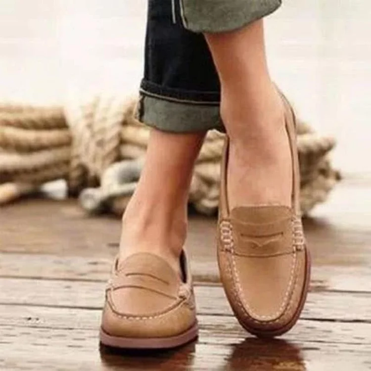 Women Soft Moccasins With Genuine Leather Flats | 168DEAL