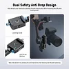 RS4 RS3 Vertical Camera Mount Compatible with DJI Ronin RS 4 3 2 Pro Gimbal Stabilizer, 1s Quick Vertical to Horizontal Switch Anti Drop 180&deg; Rotating Base for YouTube TikTok Vlog Video