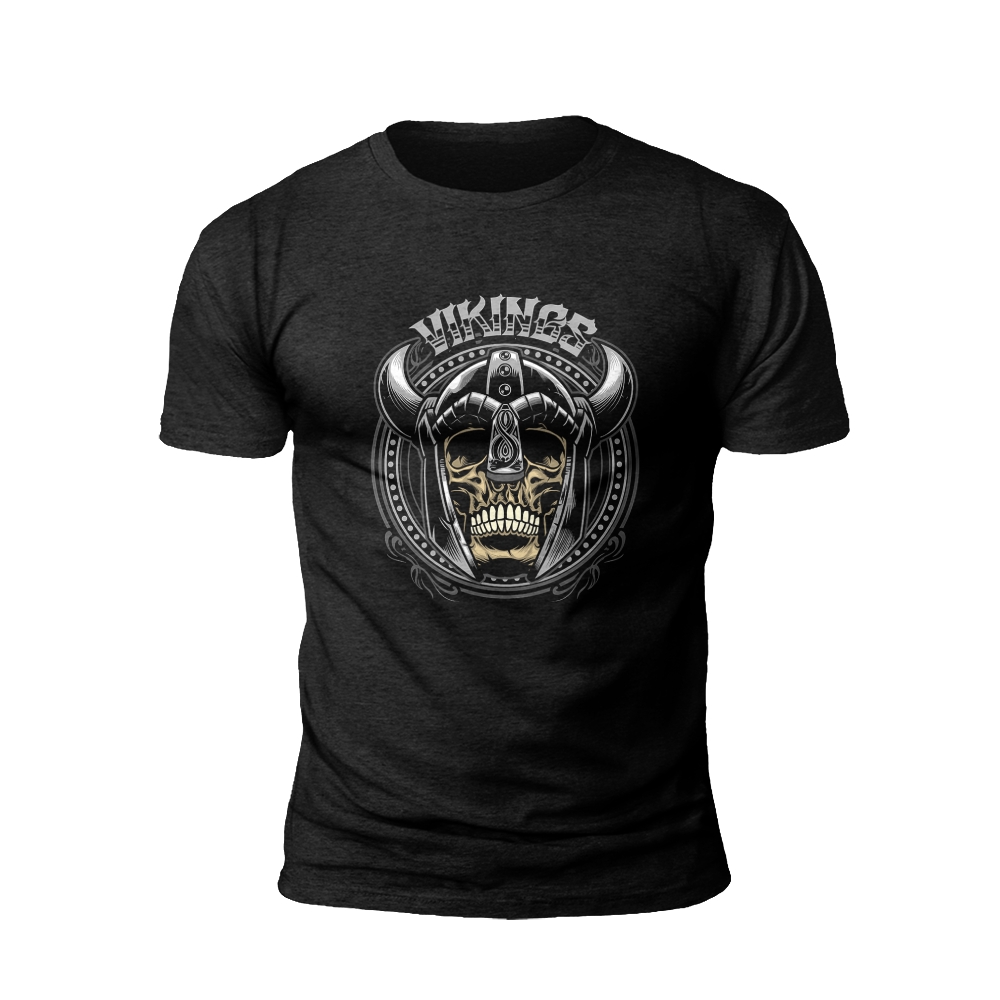 Warrior's Skull Viking T-Shirt