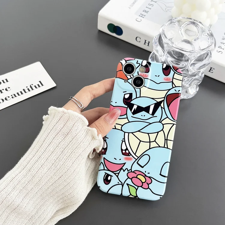 Pokemon Pikachu Squirtle Kawaii Phone Case For Iphone weebmemes