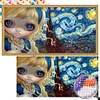 Starry Sky Gir - Round AB Drills Diamond Painting(85x45cm)