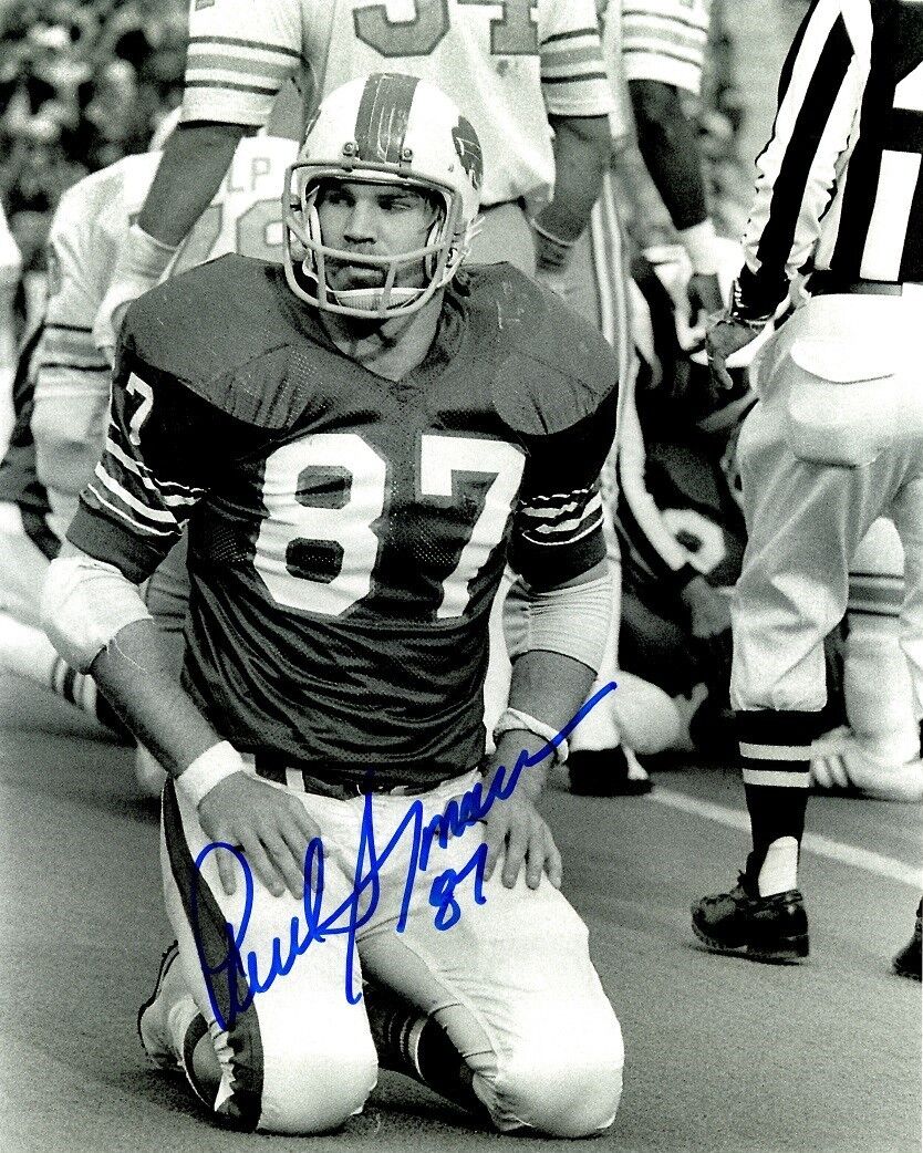 Autographed PAUL SEYMOUR Buffalo Bills 8x10 Photo Poster painting w/COA