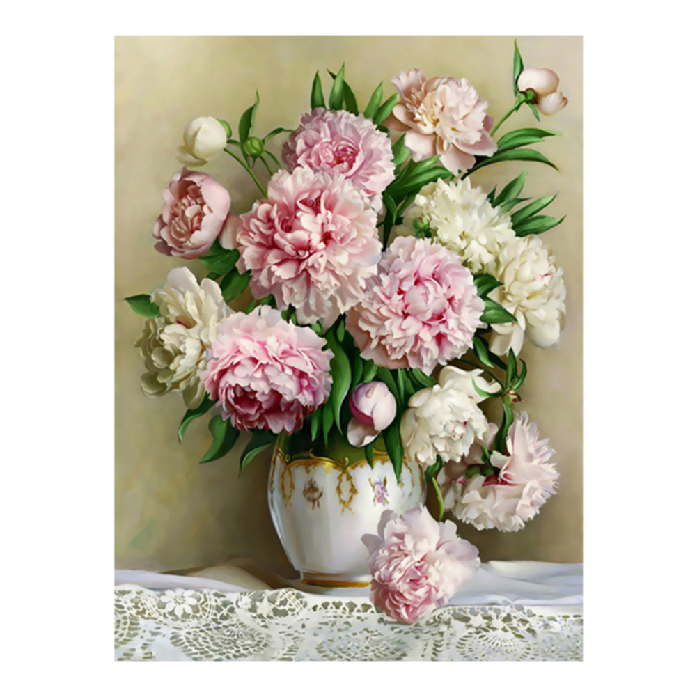 

Floral - 11CT Stamped Cross Stitch - 62*80CM, 501 Original
