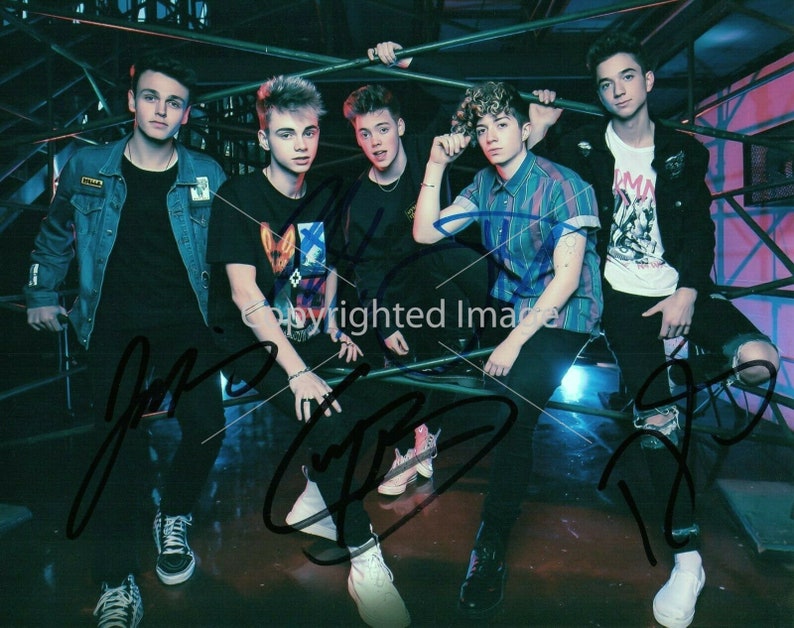 WDW Why Dont We group 8.5x11 Autographed Signed Reprint Photo Poster painting