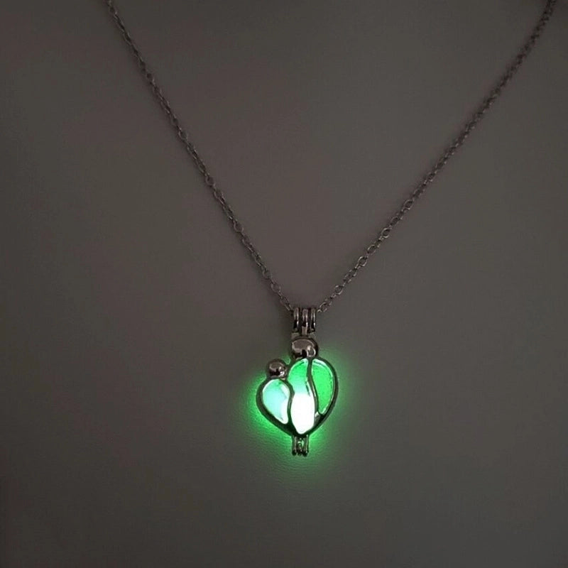 Luminous Hollow Diy Cage Christmas Tree Women’s Necklace