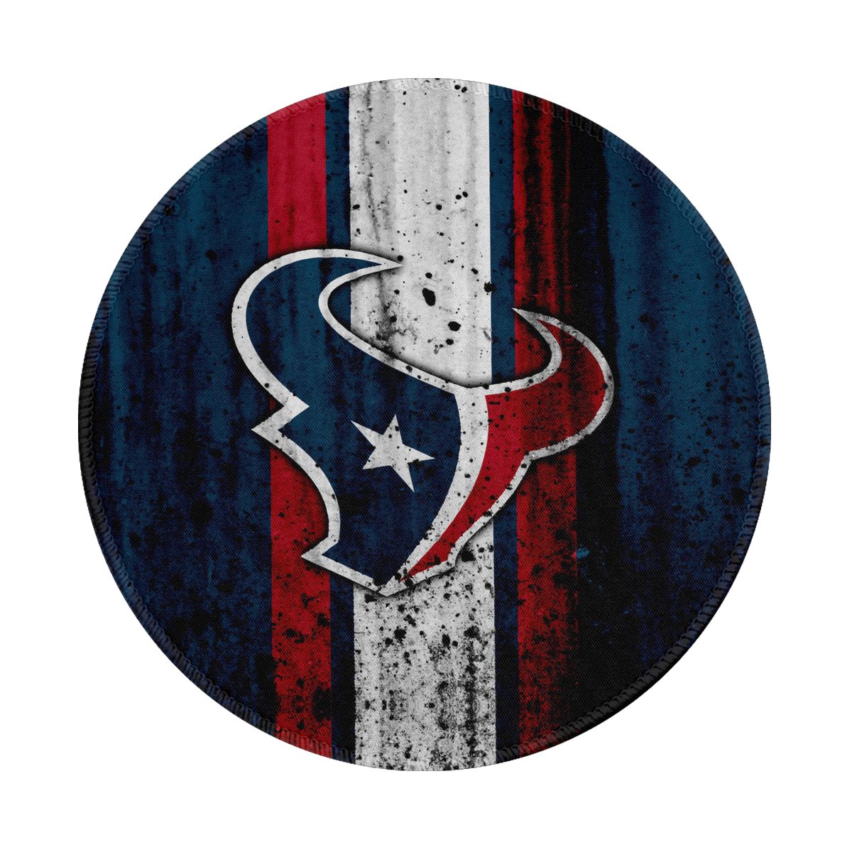 Houston Texans Dirt Logo Gaming Round Mousepad for Computer Laptop