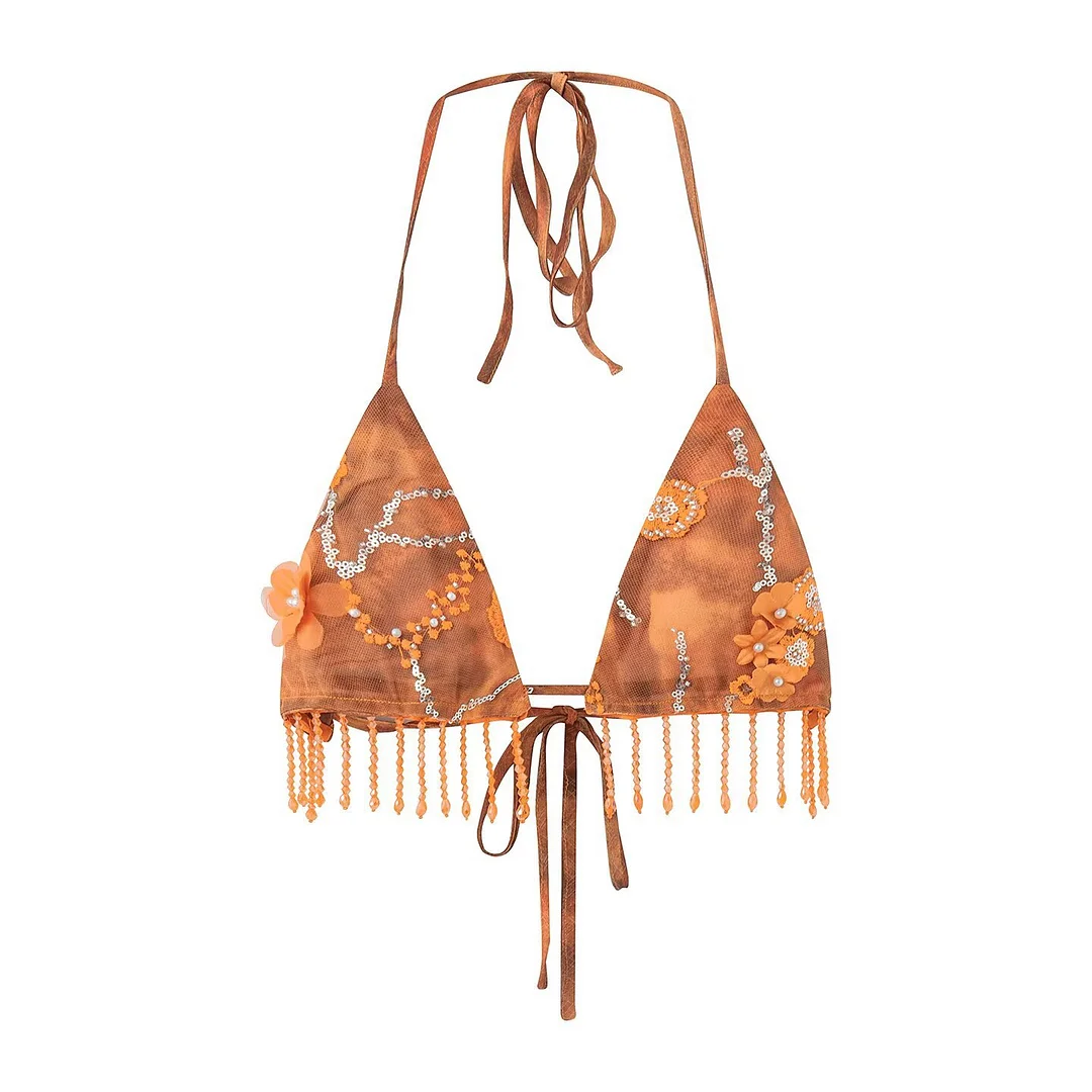 Nigikala Nigikala Women's Explosive Bikini Half-Dress Tuxedo Two-Piece